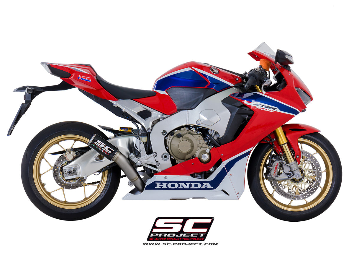 Picture of CR-T carbon fibre exhaust, high mount