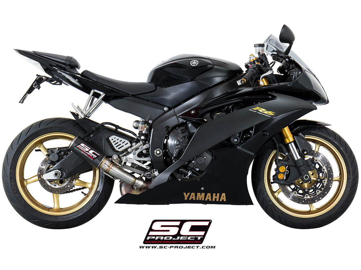 Picture of CR-T carbon fibre exhaust, high mount
