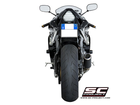 Picture of CR-T carbon fibre exhaust, high mount