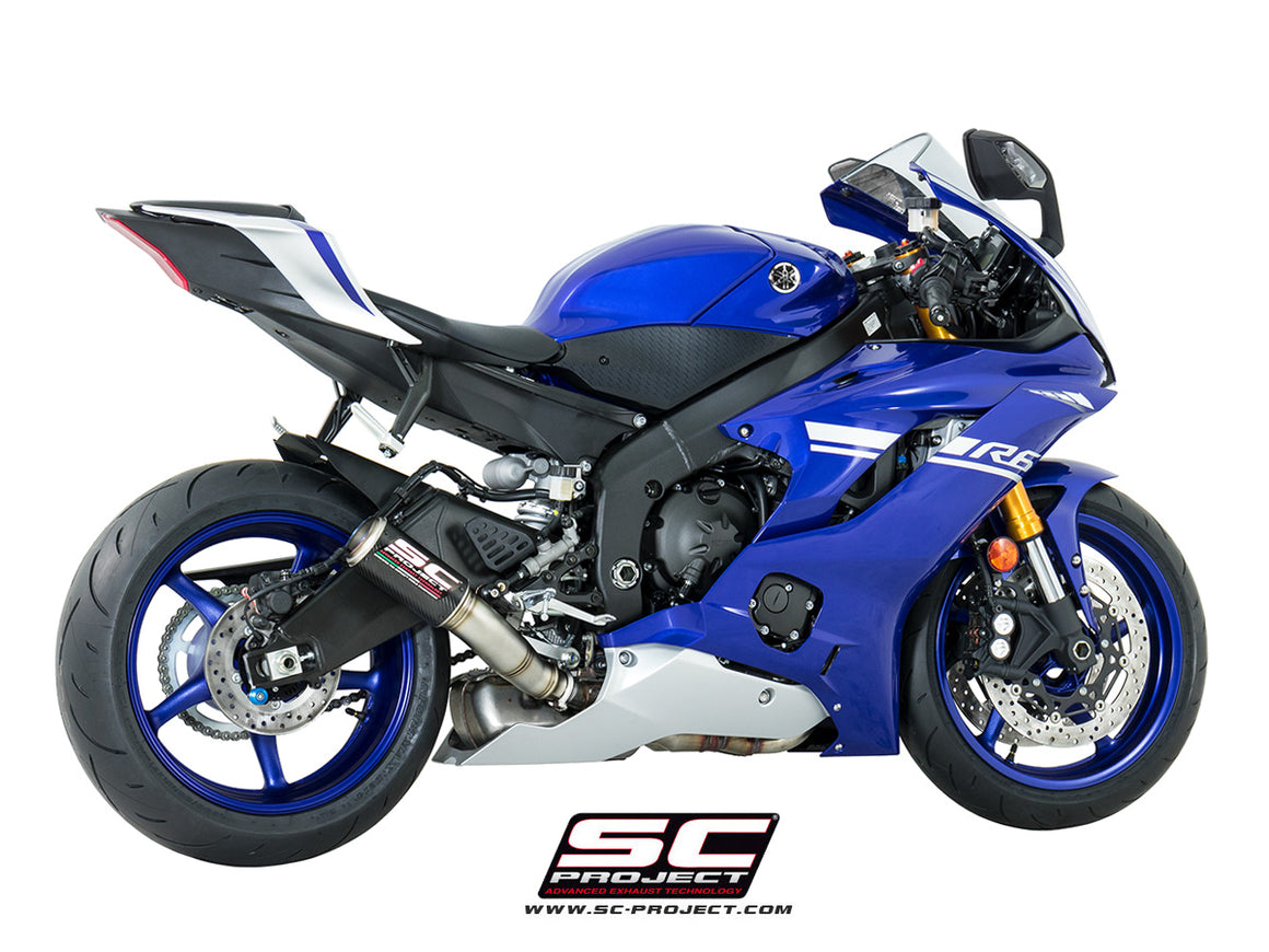 Picture of CR-T carbon fibre exhaust, high mount
