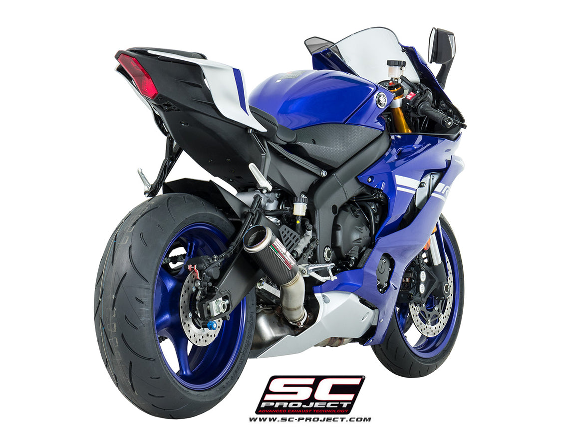 Picture of CR-T carbon fibre exhaust, high mount