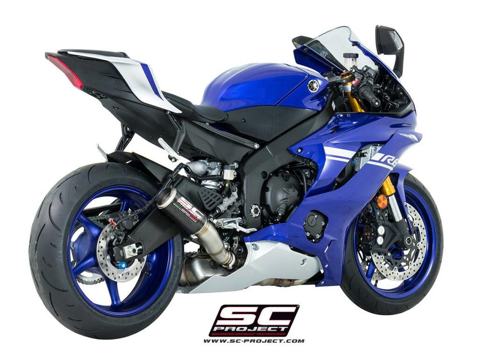 Picture of CR-T carbon fibre exhaust, high mount