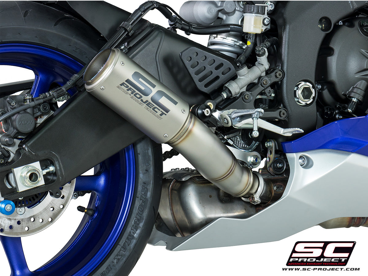 Picture of CR-T titanium exhaust, high mount