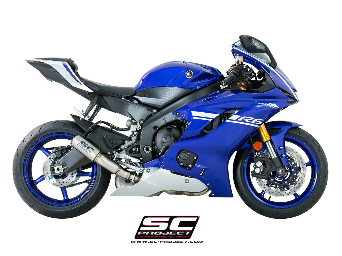 Picture of CR-T titanium exhaust, high mount