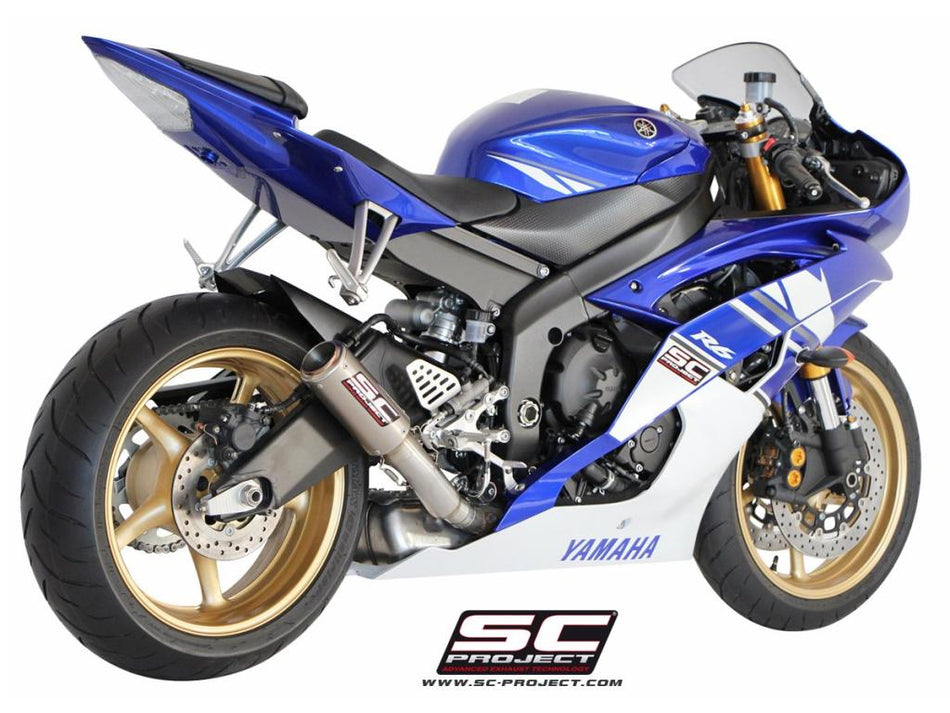 Picture of CR-T titanium exhaust, high mount