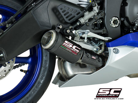 Picture of CR-T carbon fibre exhaust, low mount