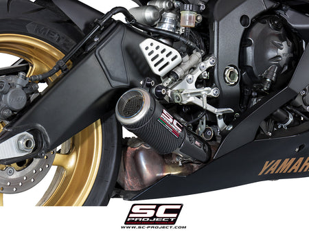 Picture of CR-T carbon fibre exhaust, low mount
