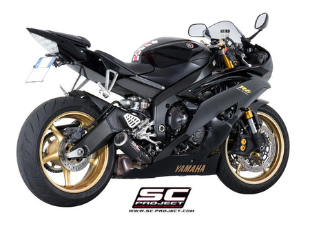 Picture of CR-T carbon fibre exhaust, low mount