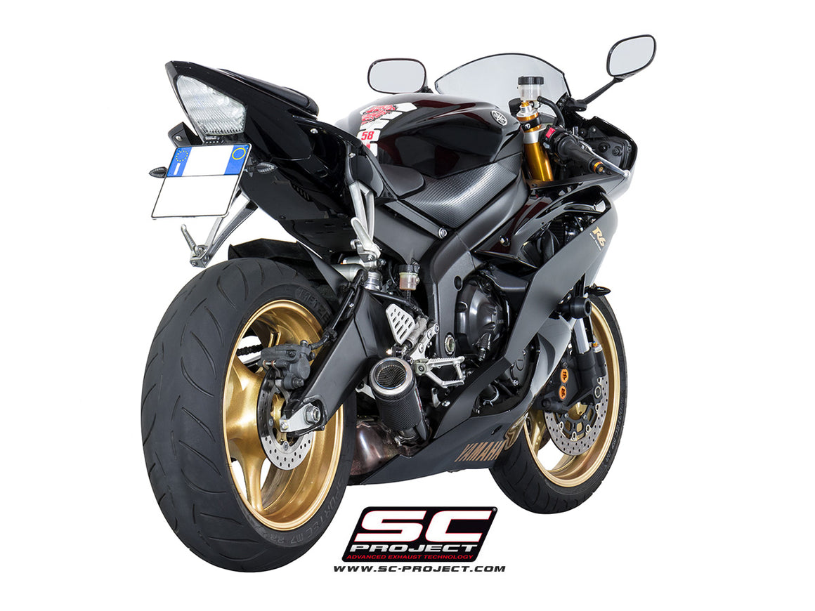 Picture of CR-T carbon fibre exhaust, low mount