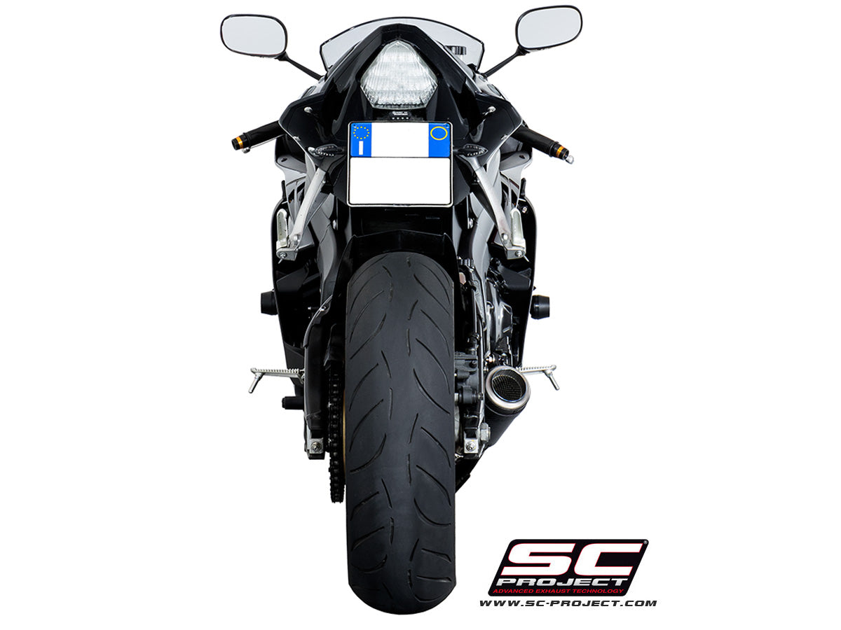 Picture of CR-T carbon fibre exhaust, low mount