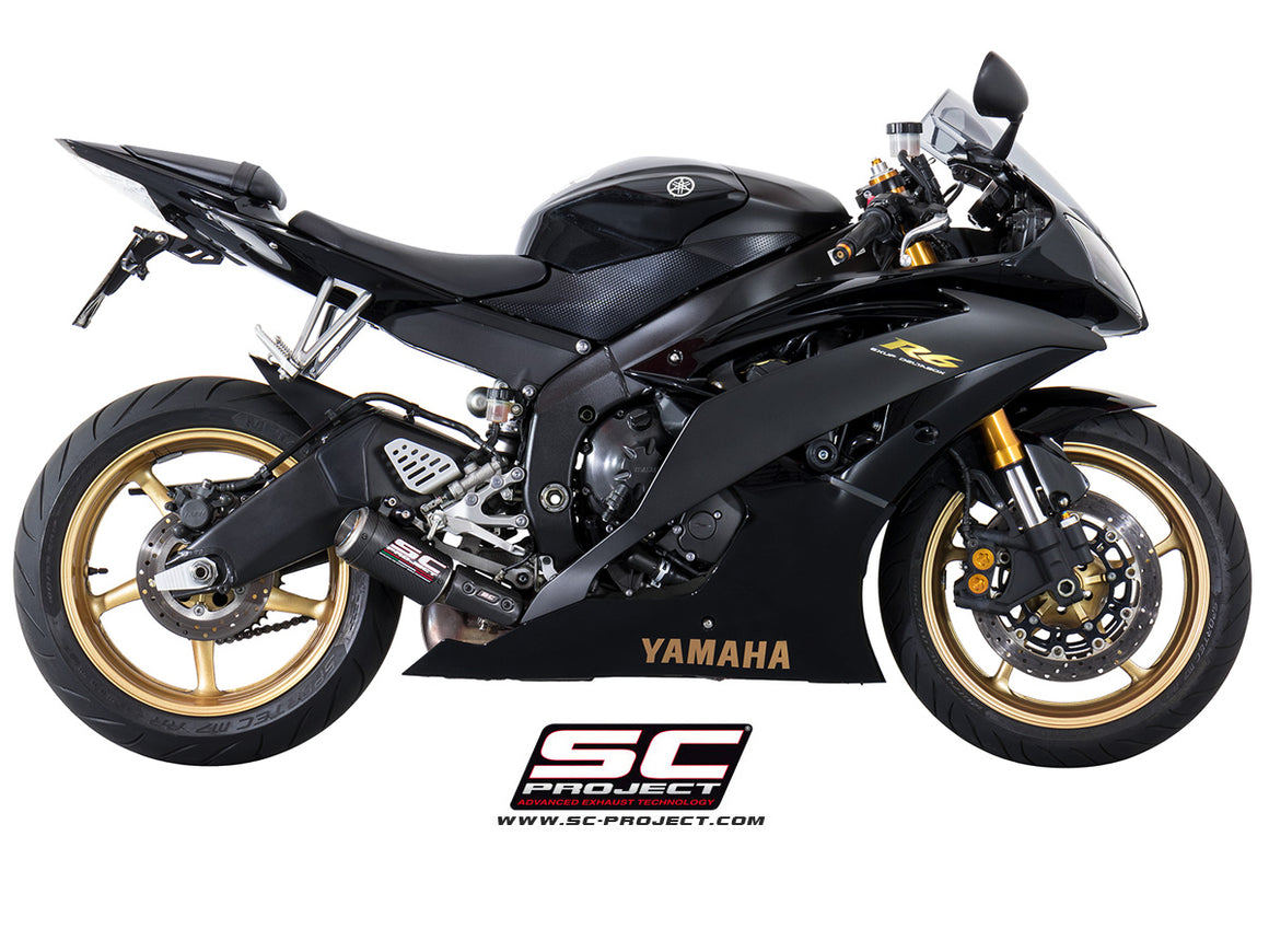 Picture of CR-T carbon fibre exhaust, low mount