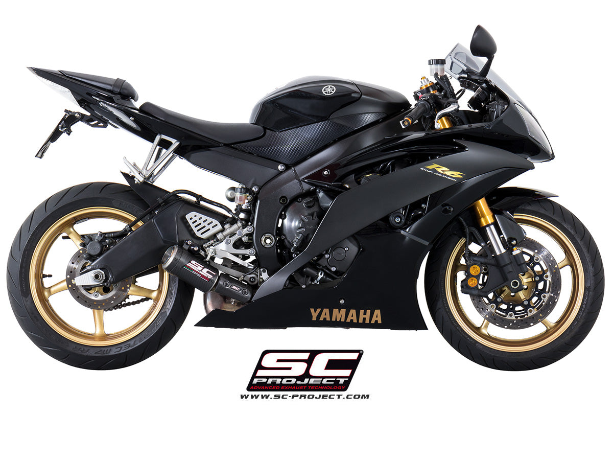 Picture of CR-T carbon fibre exhaust, low mount