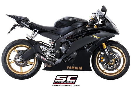 Picture of CR-T carbon fibre exhaust, low mount