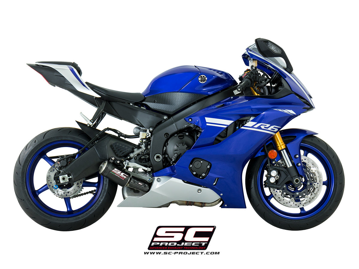 Picture of CR-T carbon fibre exhaust, low mount