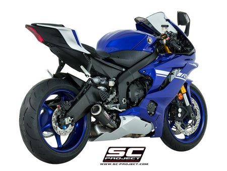 Picture of CR-T carbon fibre exhaust, low mount
