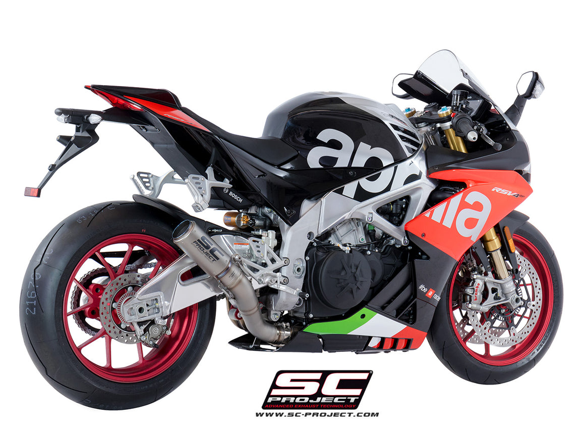 Picture of CR-T titanium exhaust, high mount