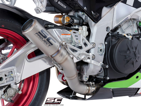Picture of CR-T titanium exhaust, high mount