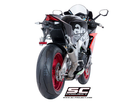 Picture of CR-T titanium exhaust, high mount