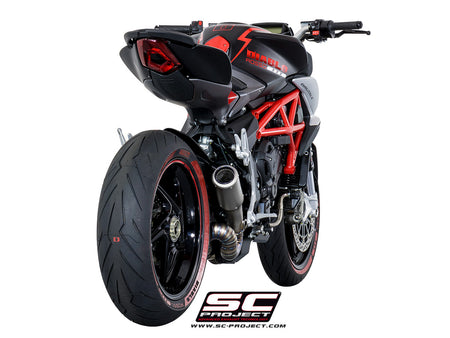 Picture of CR-T titanium exhaust, with welded sector link pipe