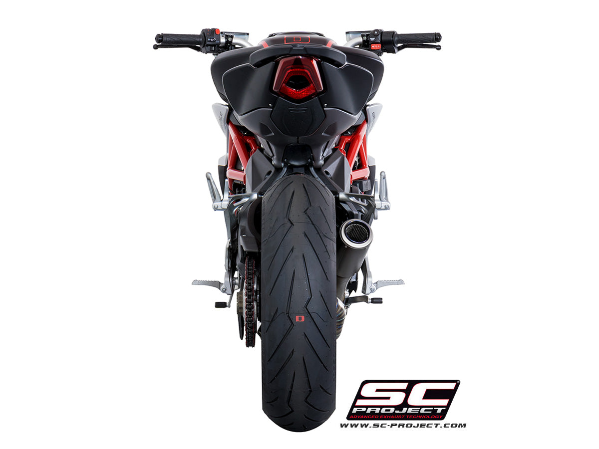 Picture of CR-T titanium exhaust, with welded sector link pipe