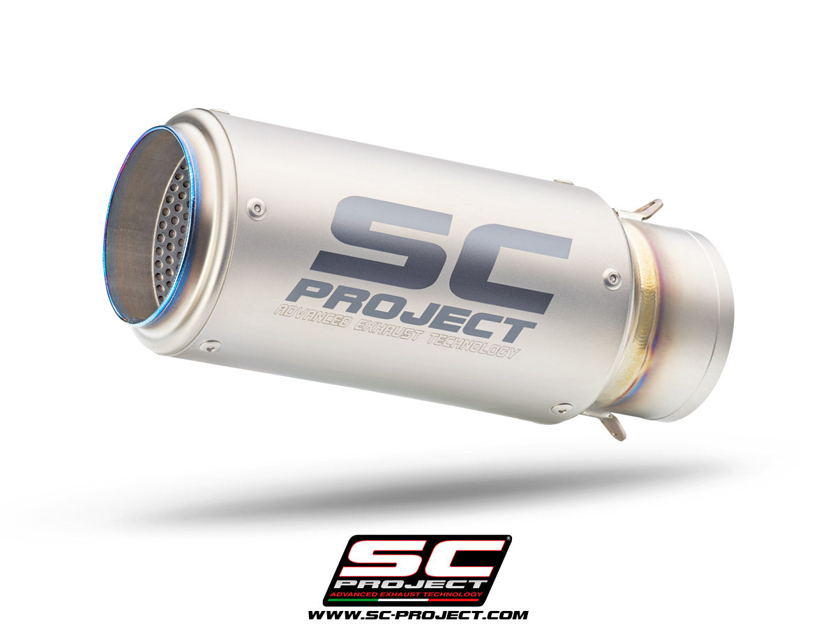 Picture of CR-T titanium exhaust, 60 mm inlet diameter