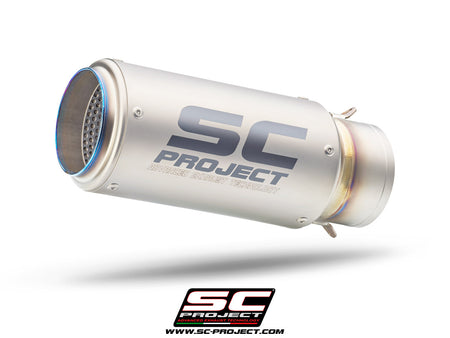 Picture of CR-T titanium exhaust, 70 mm inlet diameter