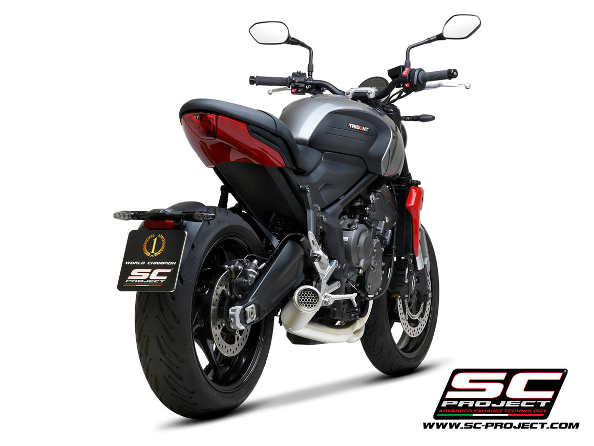 Picture of 3-1 Stainless steel full exhaust system, with CR-T titanium exhaust with stoneguard grid