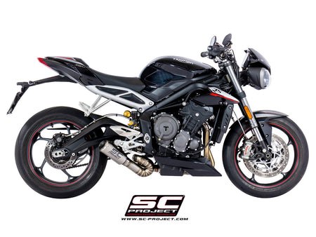 Picture of CR-T titanium exhaust, with welded sector link pipe