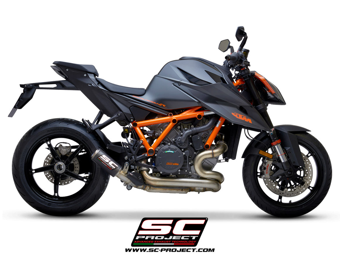 Picture of CR-T titanium exhaust, with stoneguard grid