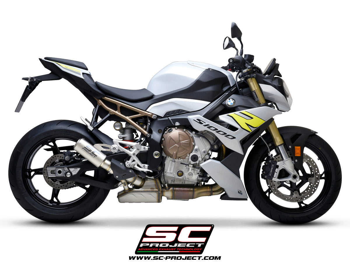 Picture of CR-T titanium exhaust, with stoneguard grid