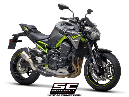 Picture of CR-T titanium exhaust, with stoneguard grid