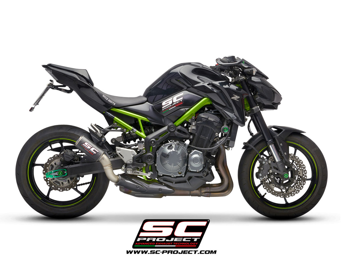 Picture of CR-T titanium exhaust, with stoneguard grid