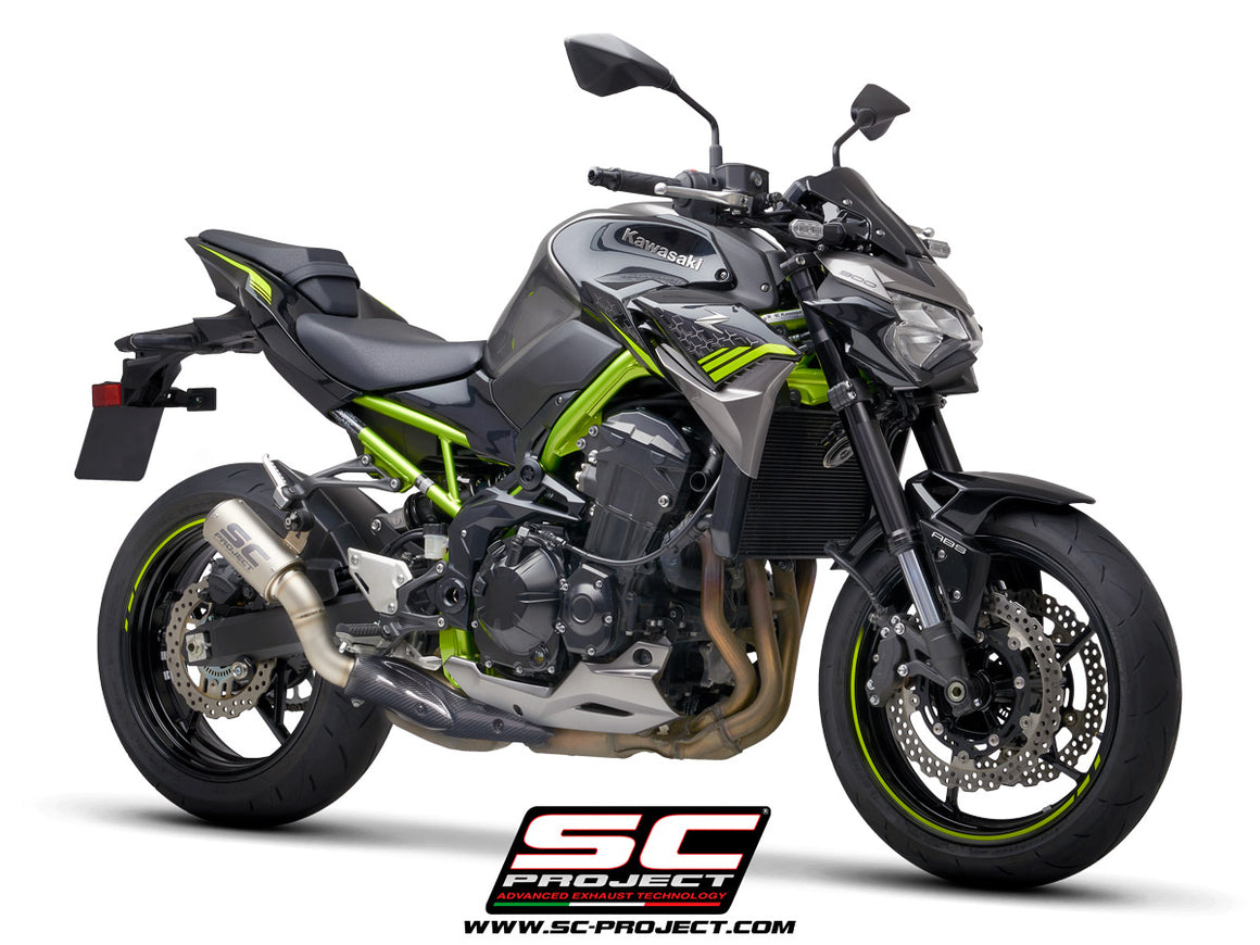 Picture of CR-T titanium exhaust, with stoneguard grid