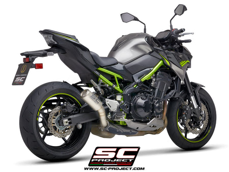 Picture of CR-T titanium exhaust, with stoneguard grid