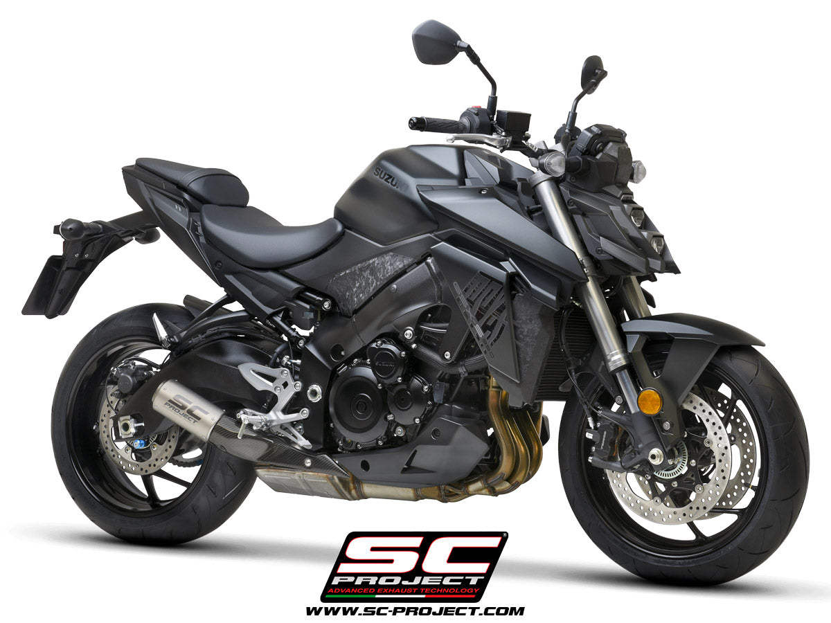 Picture of CR-T titanium exhaust, with stoneguard grid