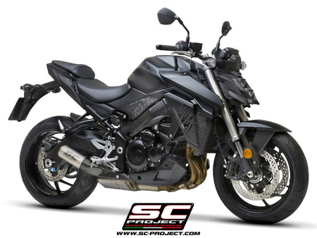 Picture of CR-T titanium exhaust, with stoneguard grid