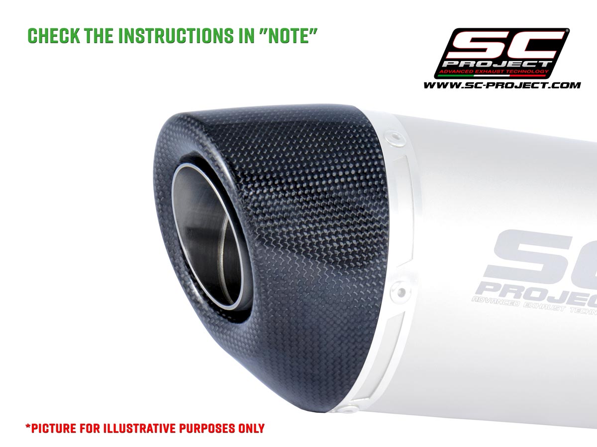 Picture of dB-killer for Conic / Oval exhaust, with circlip