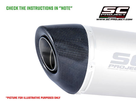Picture of dB-killer for Conic / Oval exhaust, with circlip