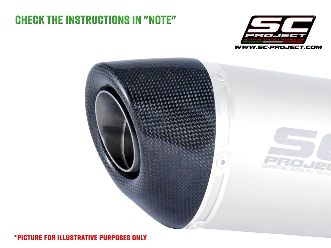 Picture of dB-killer for Conic / Oval exhaust, with specific fixing screw