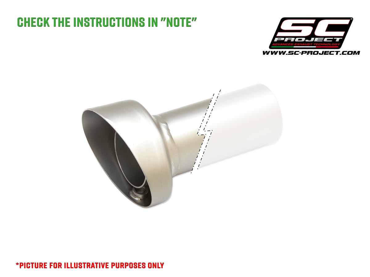 Picture of dB-killer for SC1-S exhaust (oval output)
