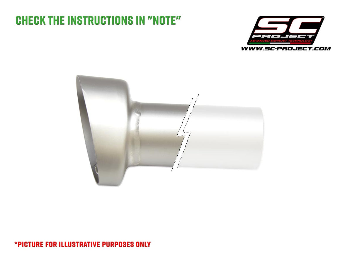Picture of dB-killer for SC1-M exhaust (round output)