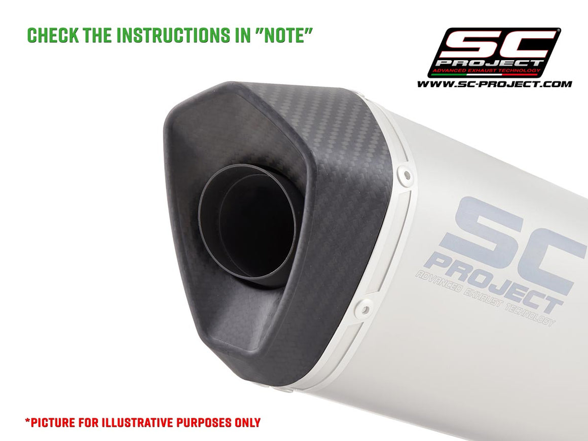 Picture of dB-killer for SC1-M exhaust (round output)