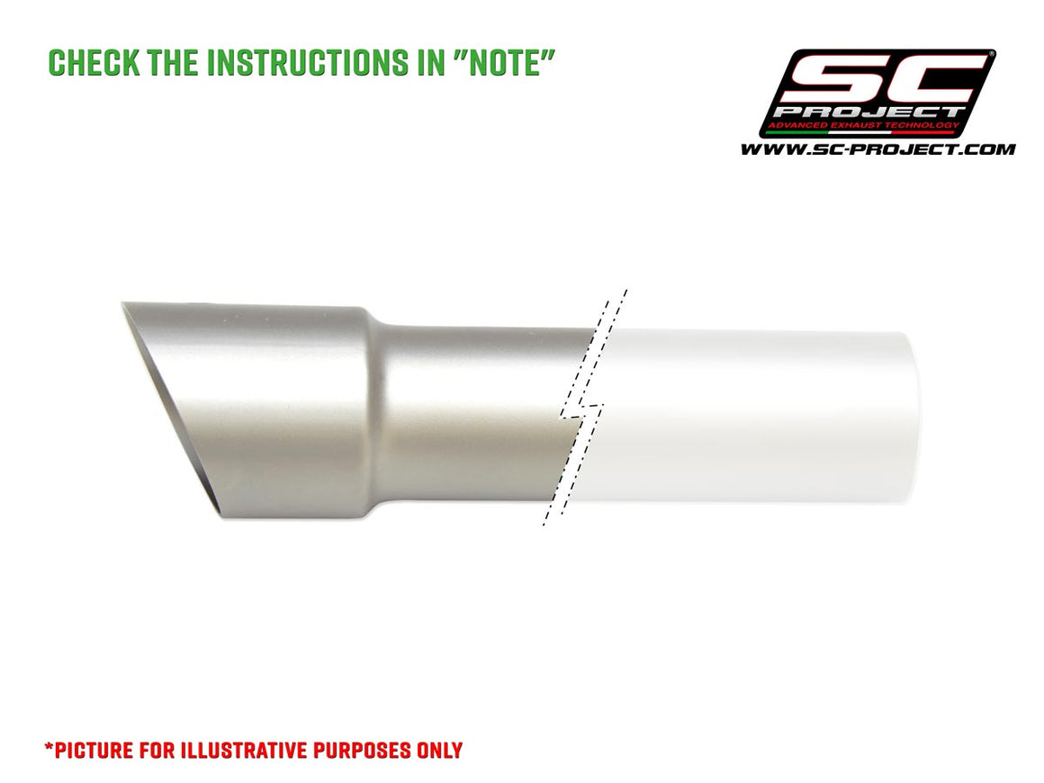 Picture of dB-killer for SC1-M exhaust (round output)