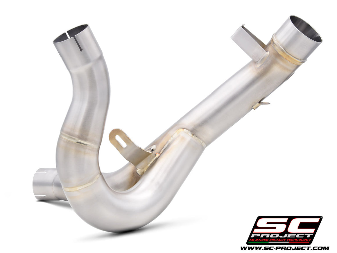 Picture of De-cat link pipe stainless steel, compatible with specific SC-Project range