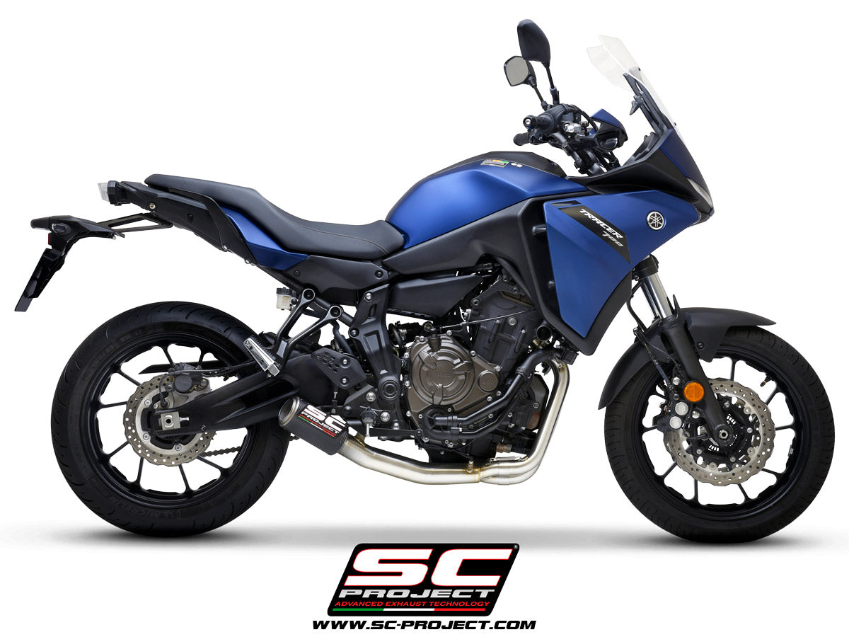 Picture of 2-1 Stainless steel full exhaust system, with CR-T carbon fibre exhaust