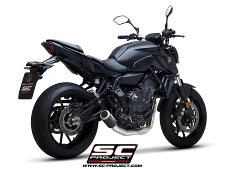Picture of 2-1 Stainless steel full exhaust system, with CR-T carbon fibre exhaust