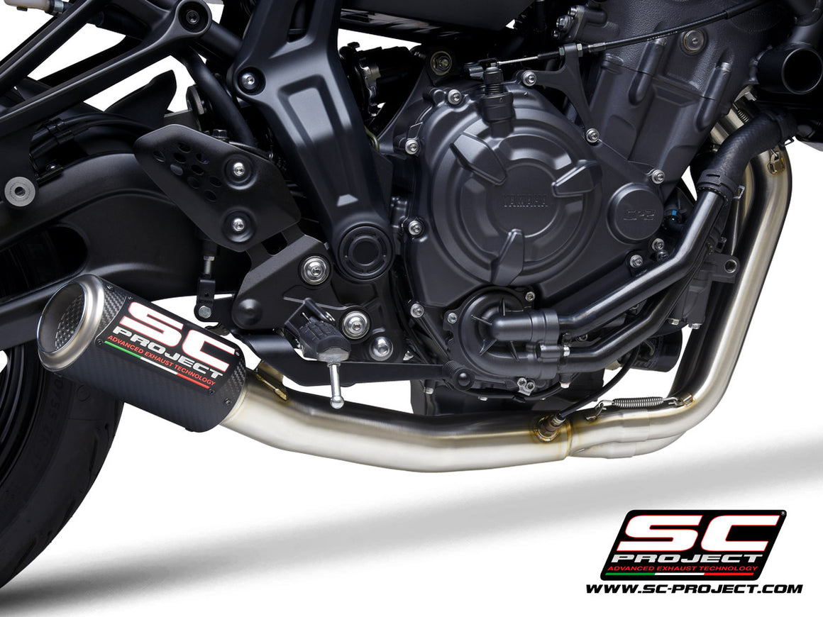 Picture of 2-1 Stainless steel full exhaust system, with CR-T carbon fibre exhaust