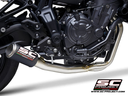 Picture of 2-1 Stainless steel full exhaust system, with CR-T carbon fibre exhaust
