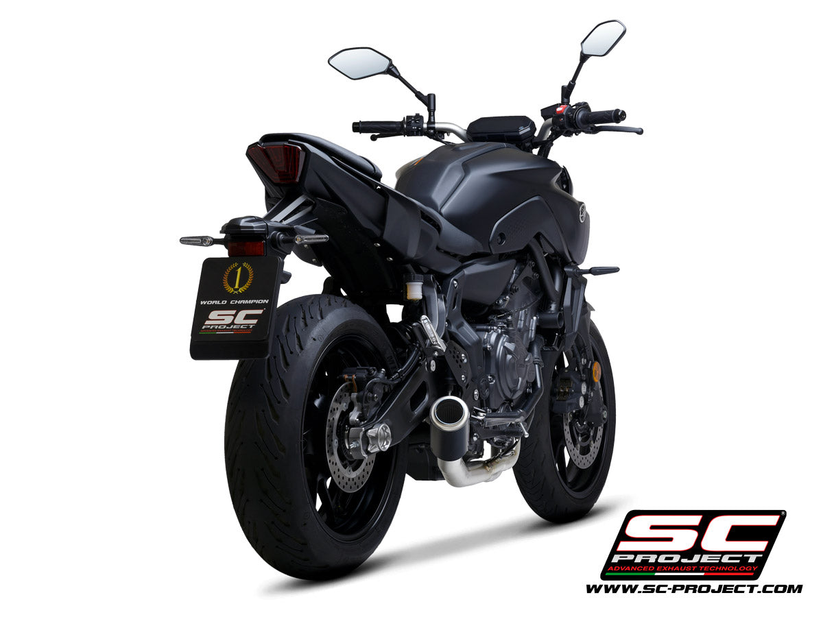 Picture of 2-1 Stainless steel full exhaust system, with CR-T carbon fibre exhaust