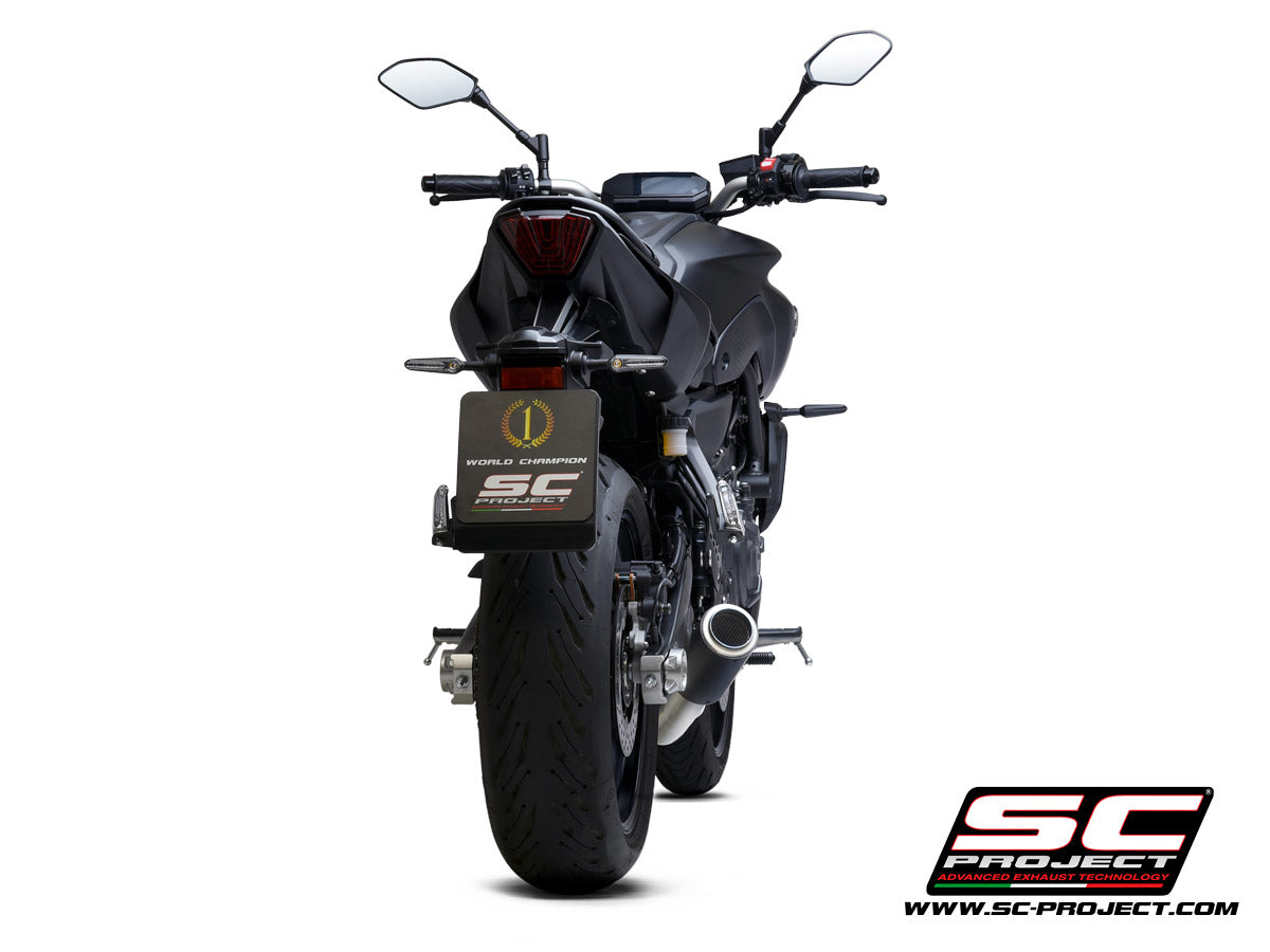 Picture of 2-1 Stainless steel full exhaust system, with CR-T carbon fibre exhaust
